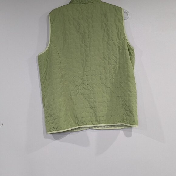 Tradition Country Collection Quilted Vest Lime Green Size 16 - Picture 2 of 3